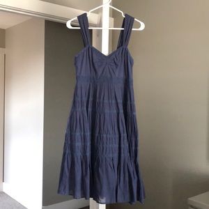 Anthropologie Maeve blue dress. Sz 4. EUC.